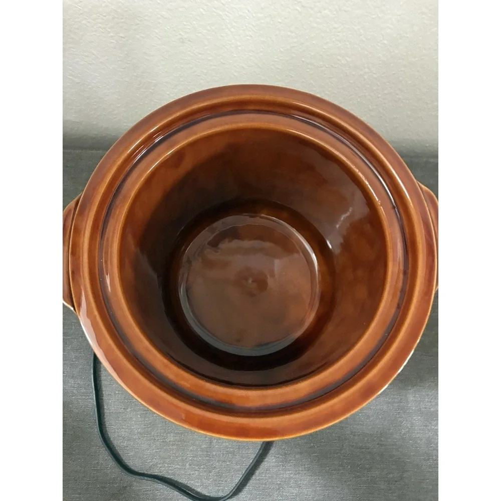 VINTAGE Hamilton Beach Scovill 4 Qt Crock Watcher Slow Cooker Tested Crock Pot